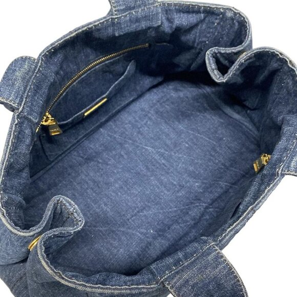 Prada Tote Canapa Navy - Picture 7 of 15